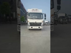 SINOTRUK HOWO 4*2 Caminhão de caixas frigoríficas para transporte de gelados e alimentos congelados
